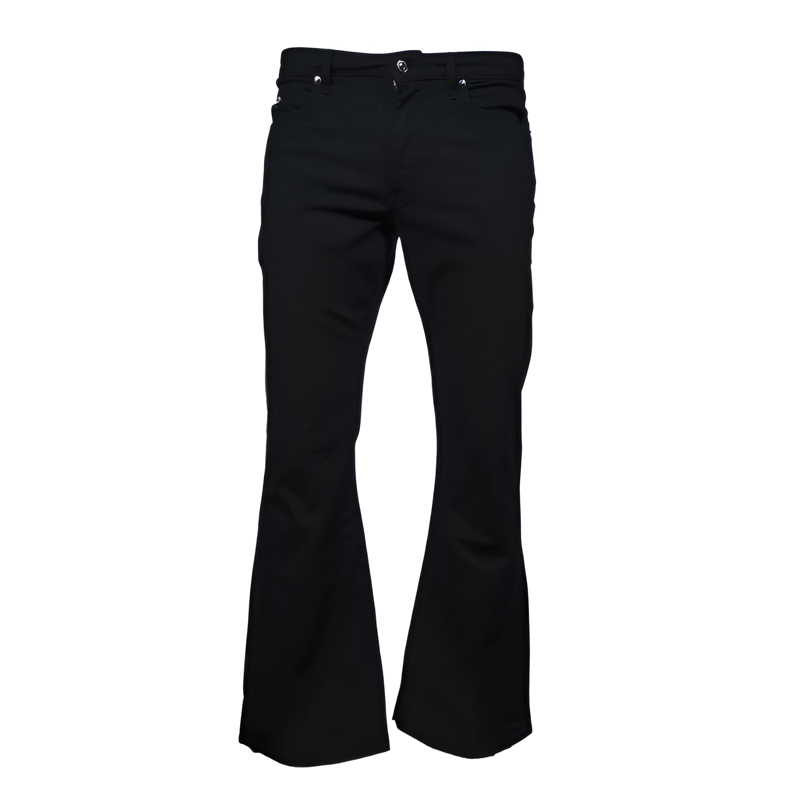 Retro Bell Bottom Jeans For Men With Stretch Fit – back view detail