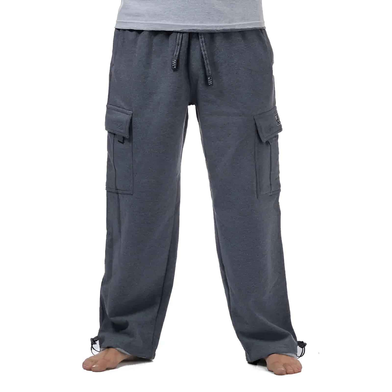 Loose Fit Casual Cargo Fleece Pants For Women