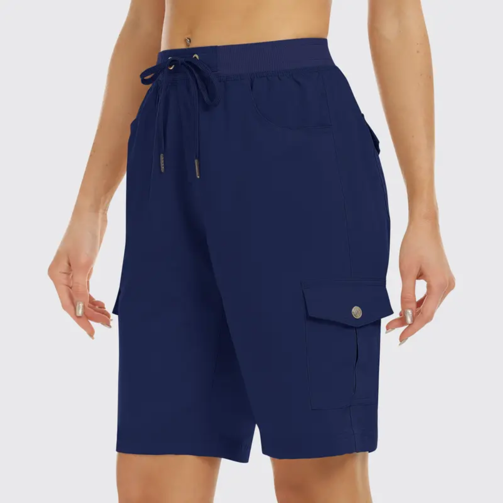 Casual Outdoor Quick Dry Hiking Cargo Shorts For Women