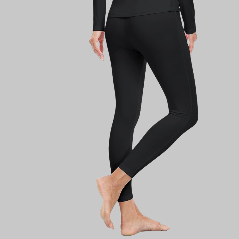 Pack of 3 Thermal Fleece Lined Leggings For WomenPack Of 3 Thermal Fleece Lined Leggings For Women - Image 5