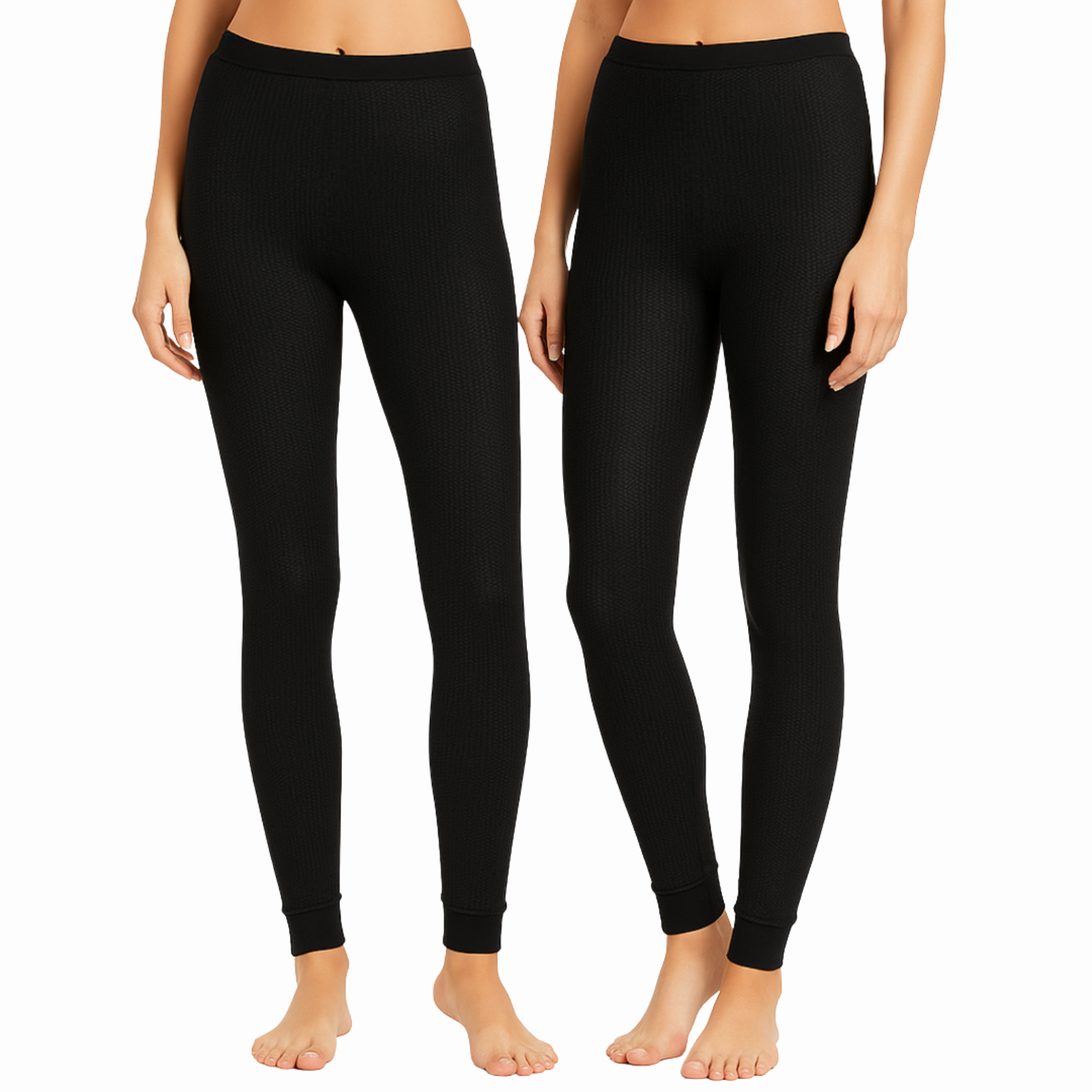 Pack Of 2 Warm Wear Traditional Thermal Underwear Pant For W - Outdoor A – pocket detail close-up