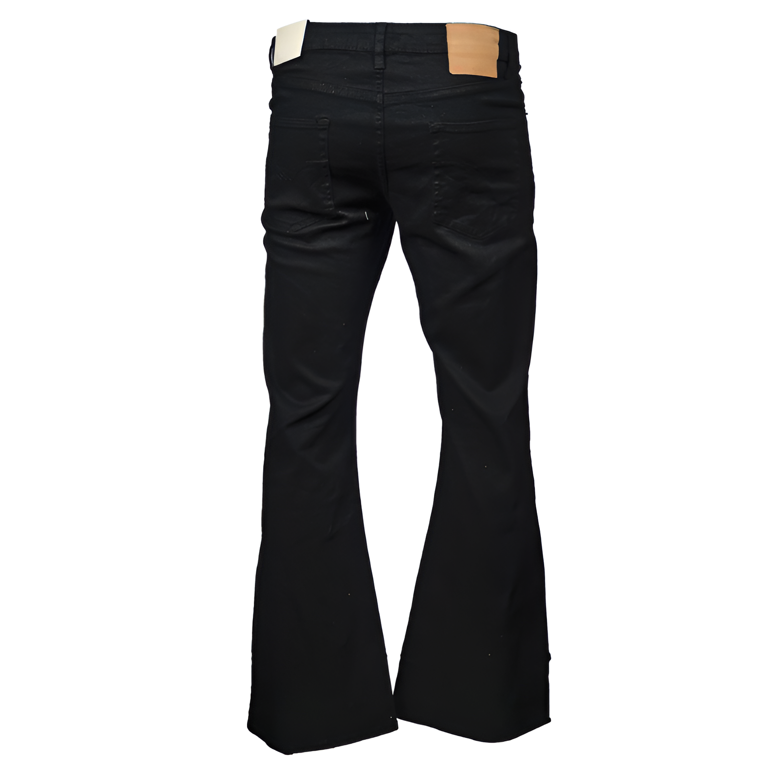 Retro Bell Bottom Jeans For Men With Stretch Fit – pocket detail close-up