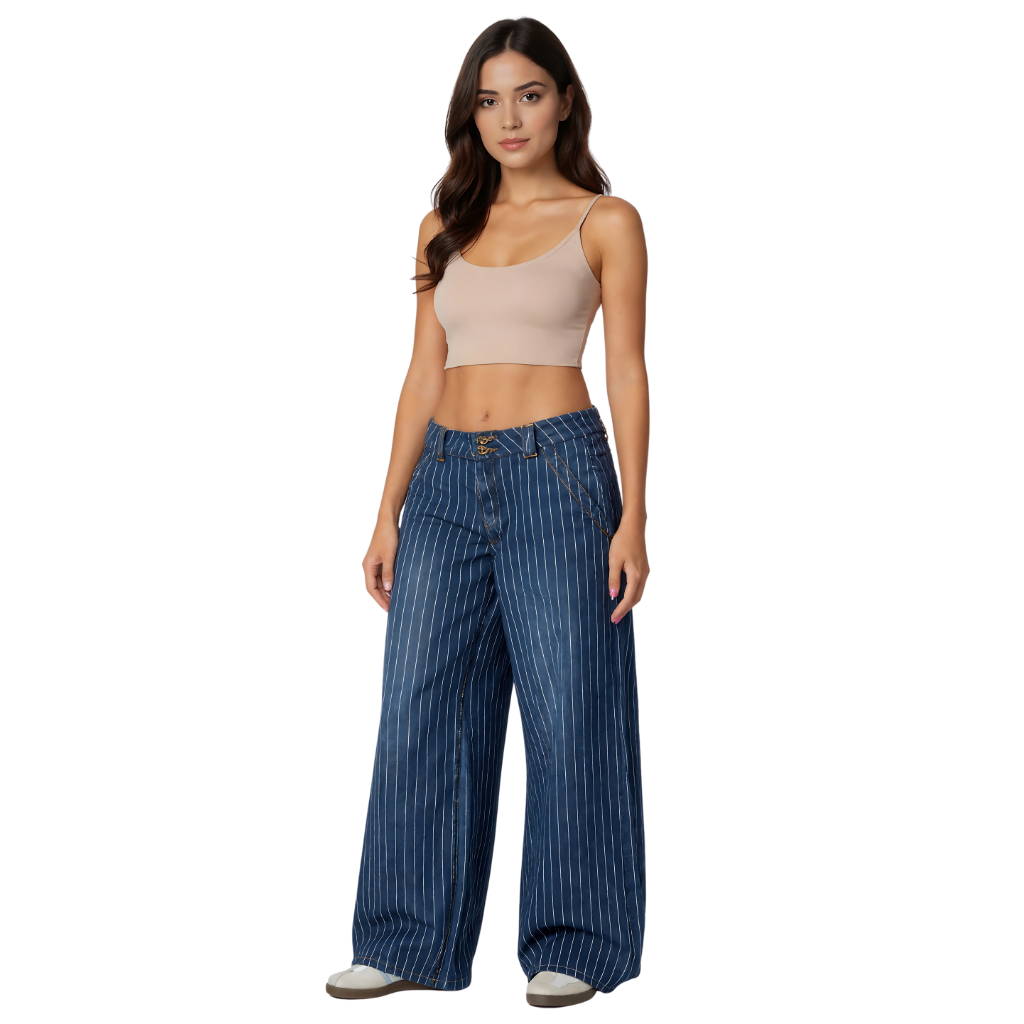 Women's Cory Low Rise Flares – side profile view