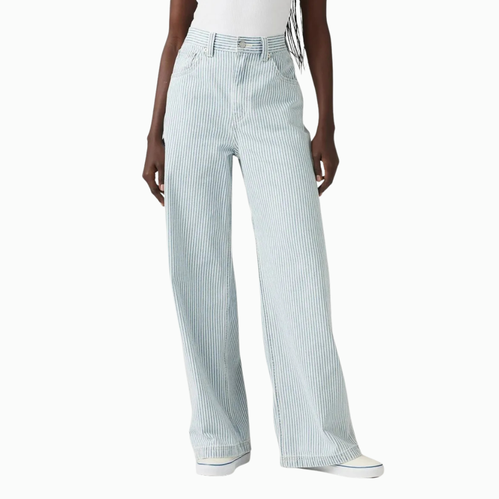Women's Classic Wide Trousers – waistband detail