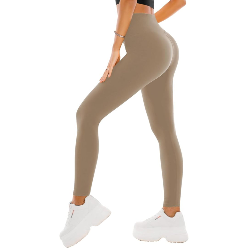 Women's Full Length Stretchable Yoga Leggings For Active Mov – styled outfit view
