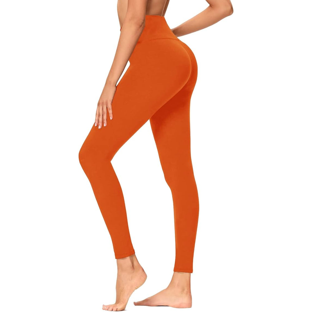 Women's Fleece Lined Leggings For Cold Weather – side profile view