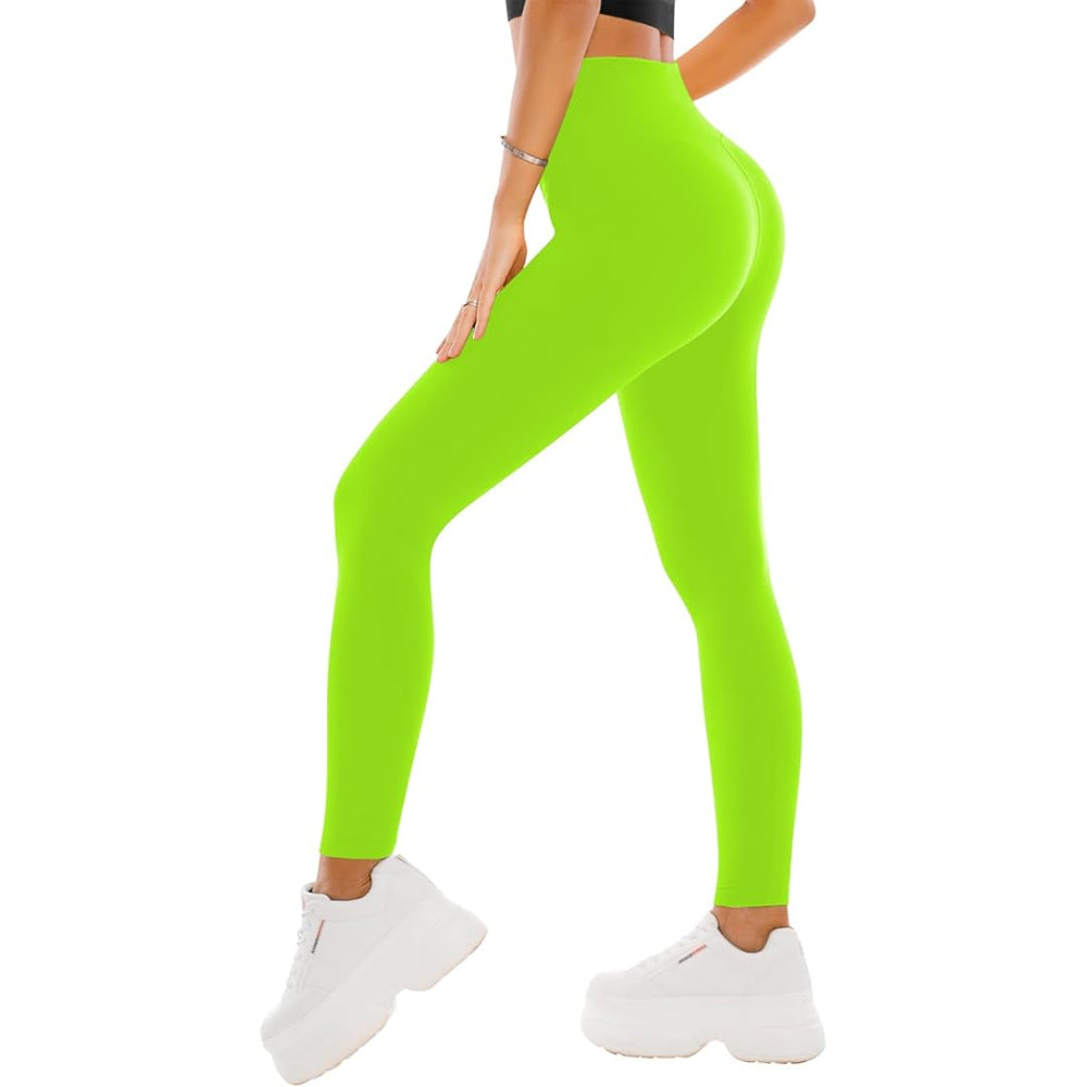 Women's Full Length Stretchable Yoga Leggings For Active Mov – side profile view