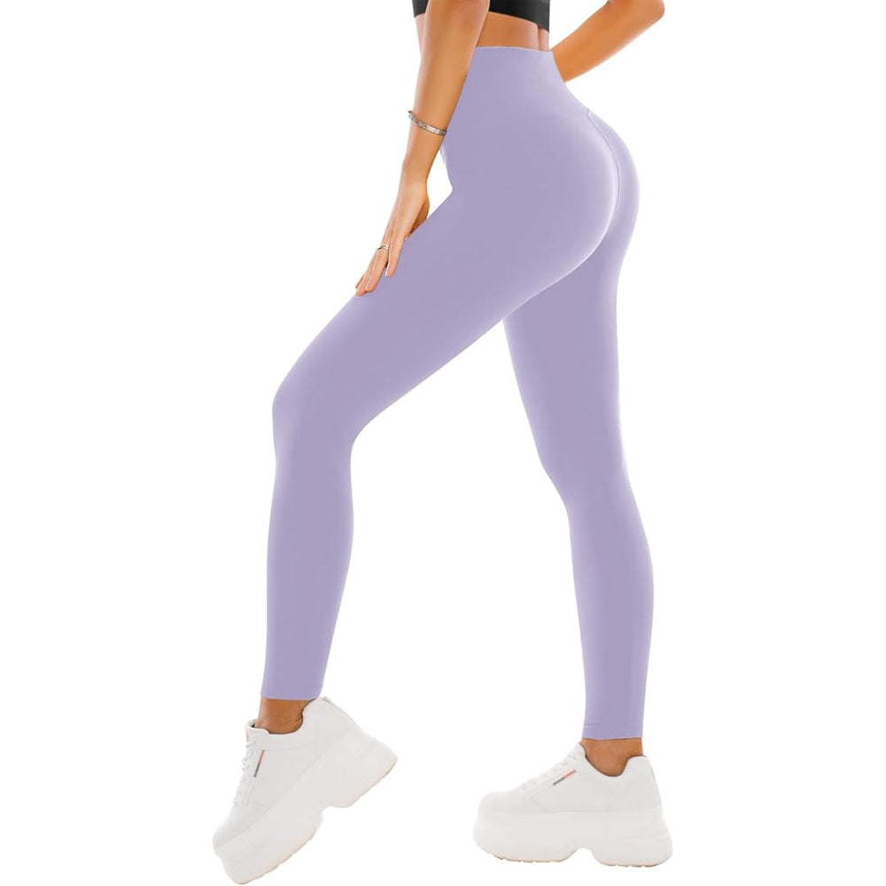 Women's Full Length Stretchable Yoga Leggings For Active Mov – back view detail