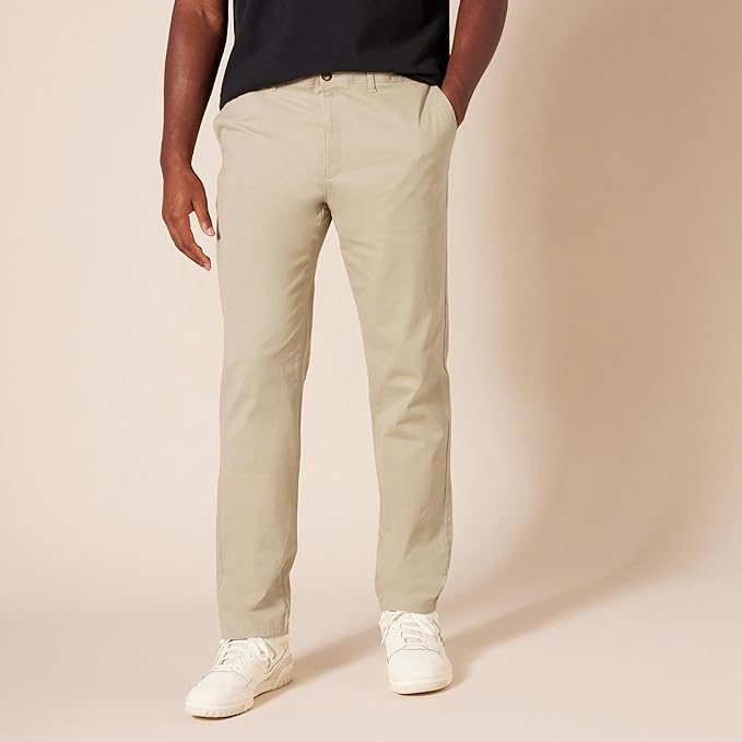 Slim Fit Casual Stretch Chino Pants – back view detail