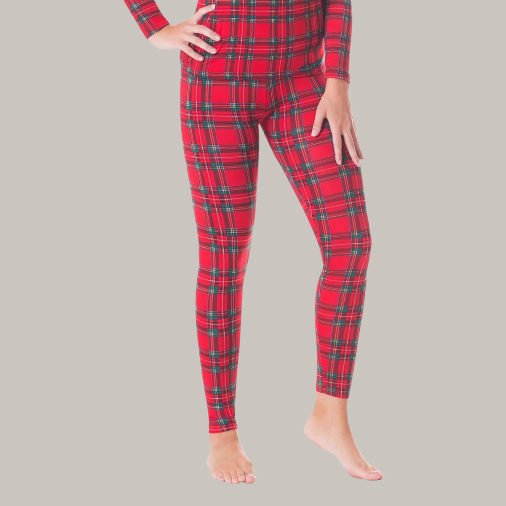 Printed Insulated Thermal Leggings For Skiing For Women – model wearing view