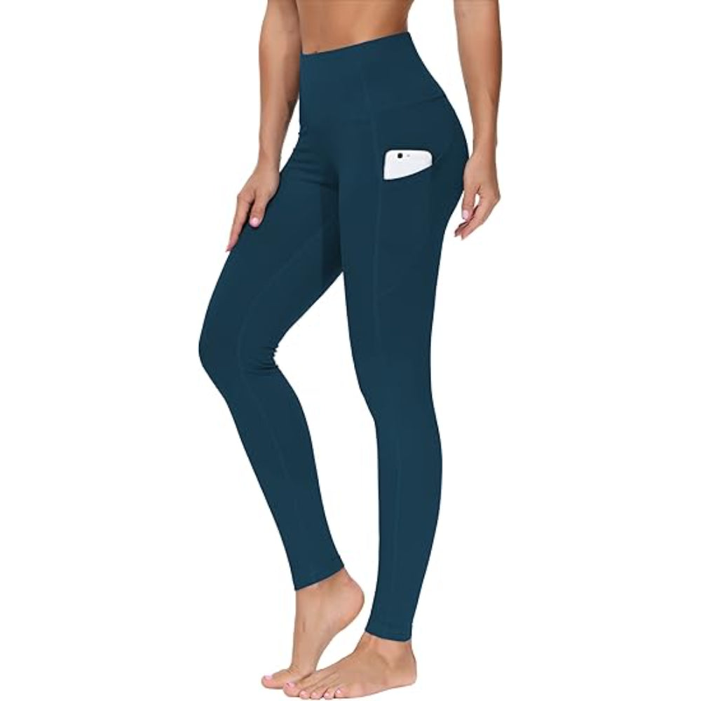 Women's Stretchable Yoga Pants With Pockets For Workout And – styled outfit view