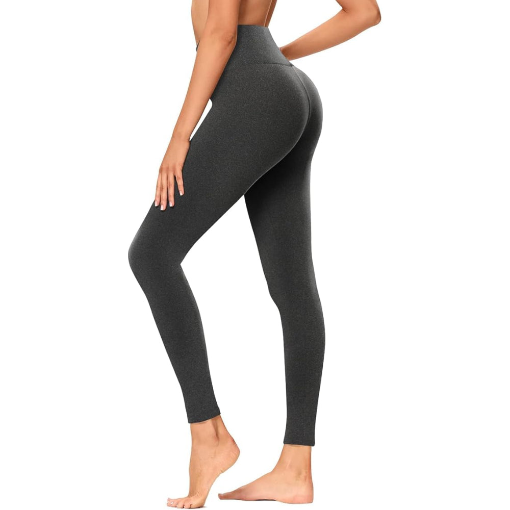Women's Fleece Lined Leggings For Cold Weather – full length outfit view