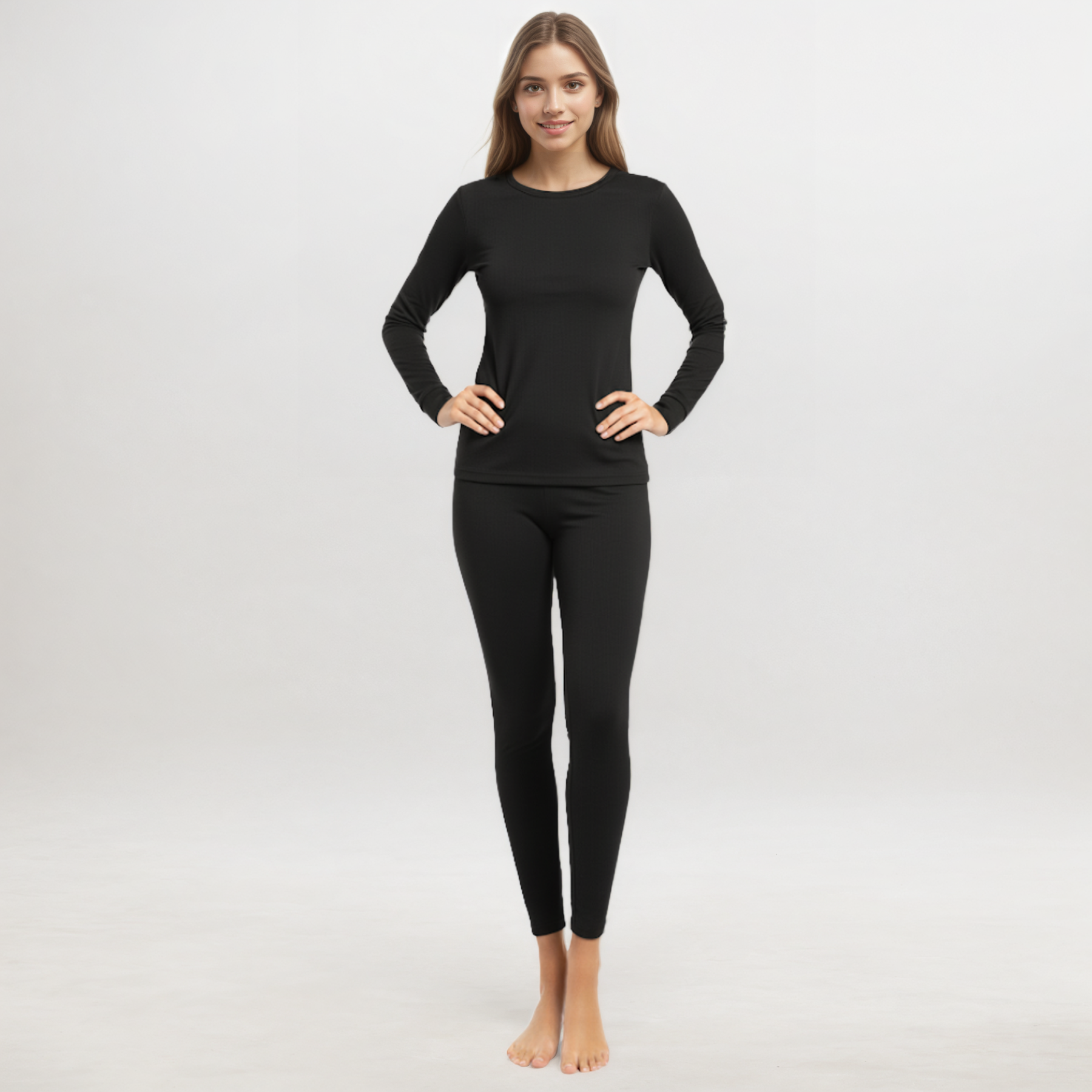 Thermal Underwear Ultra Soft Fleece Lined Base Layer Set