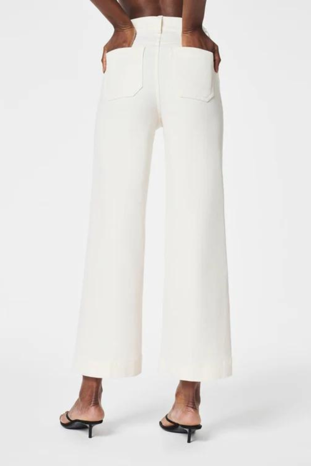 Classic Straight Solid Color Pants – fit and style view