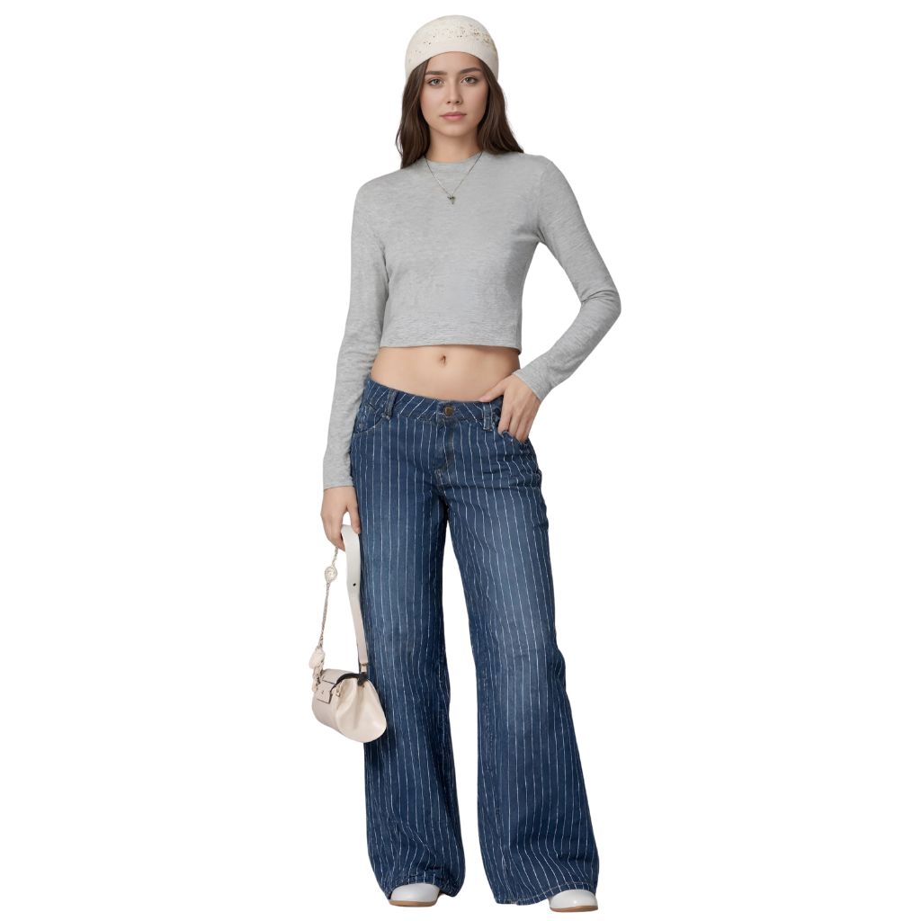 Women's Cory Low Rise Flares – back view detail