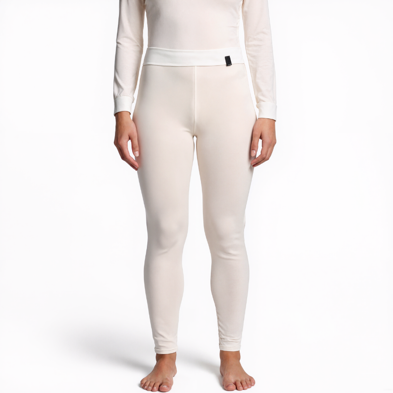 Women's Women Thermal Silk Pointelle Pant – model wearing view