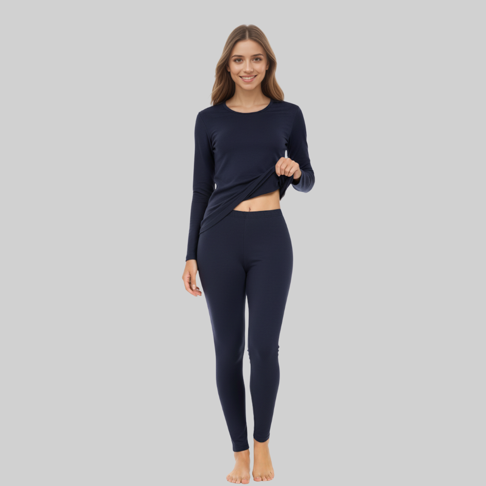 Women's Women Thermal Underwear Set Long Johns Base Layer Pa – styled outfit view