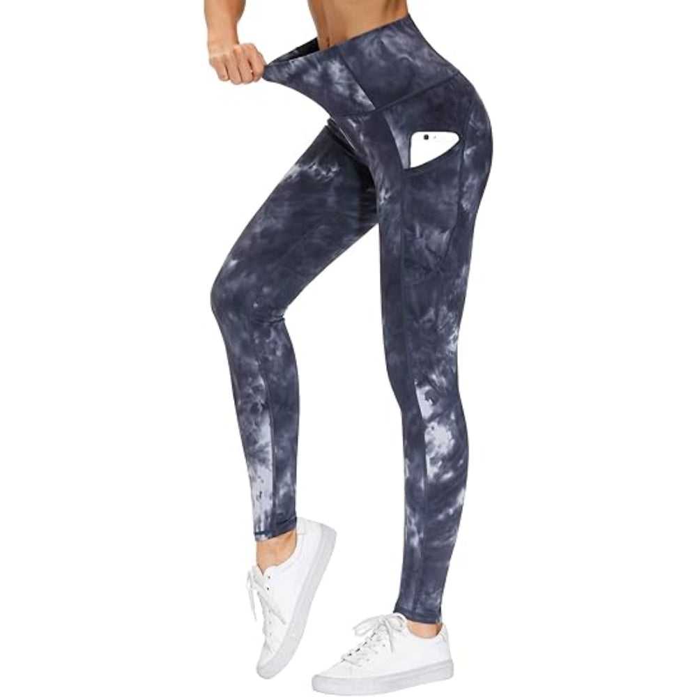 Women's Full Length Yoga Leggings With Side Pockets For Work – lifestyle view 14
