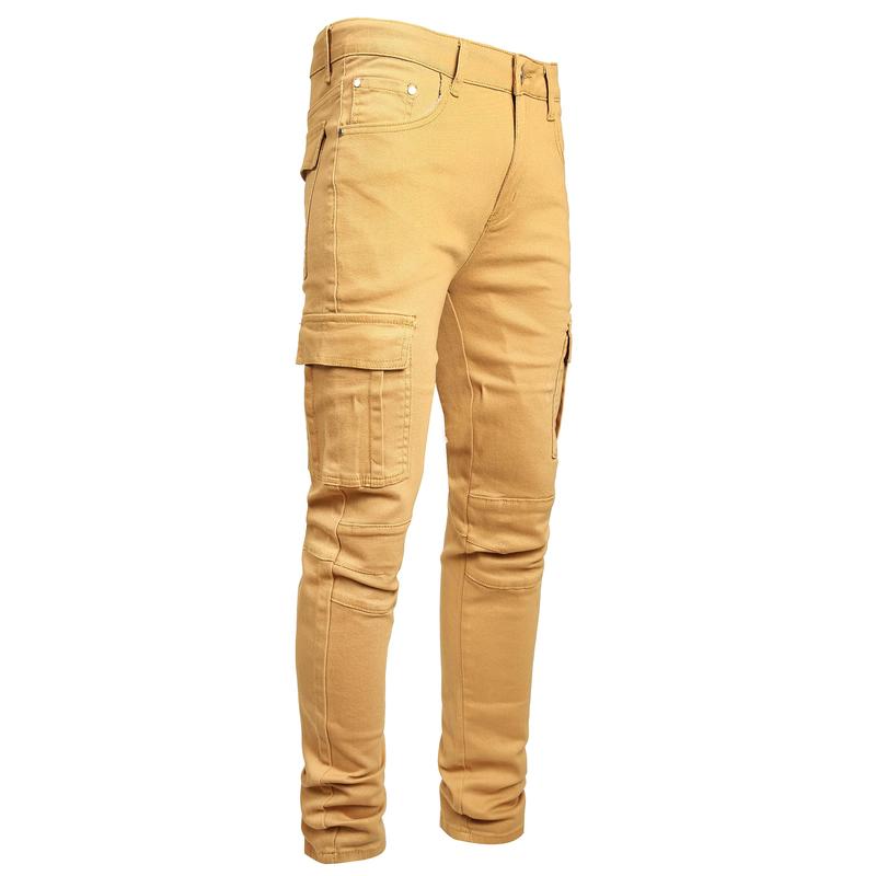 Casual Slim Cargo Fashion Streetwear Jeans For Men