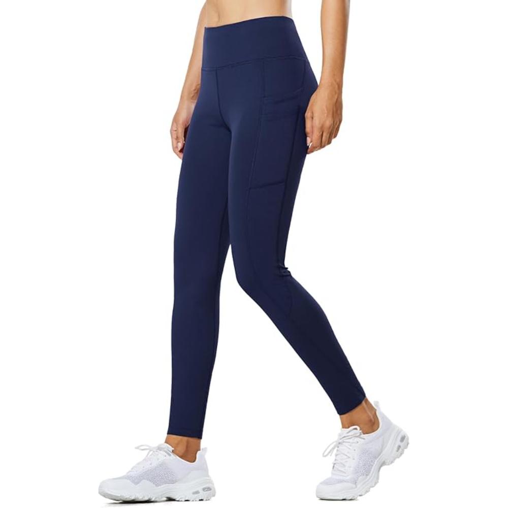 Women's High Waisted Thermal Leggings With Fleece Lining And – styled outfit view