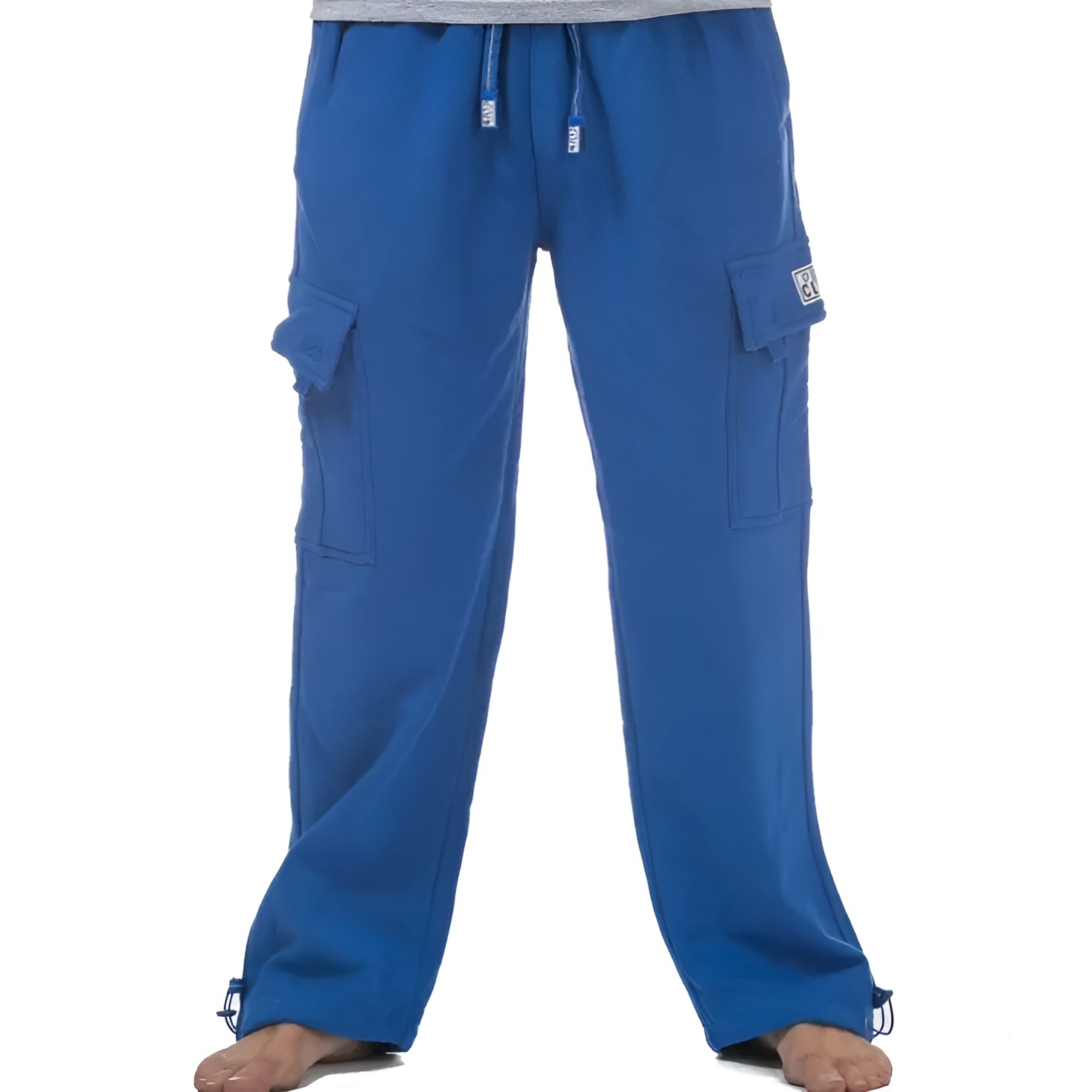 Loose Fit Casual Cargo Fleece Pants For Women