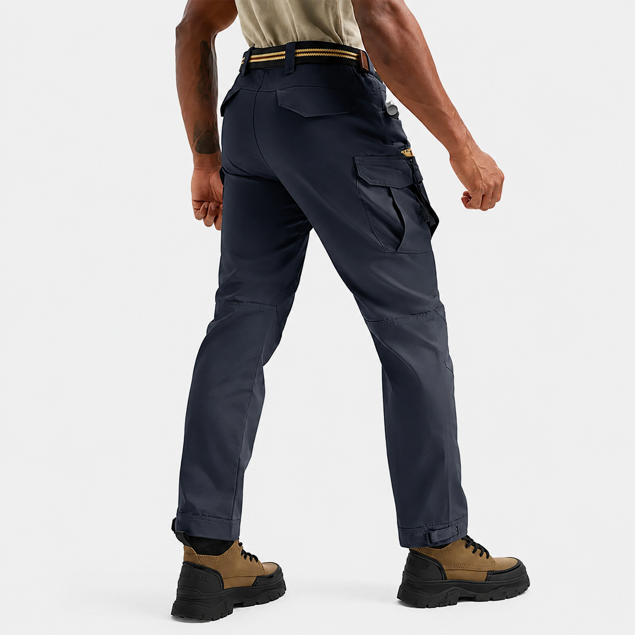 Lightweight Tactical Cargo Work Pants With 10 Utility Pockets For Men