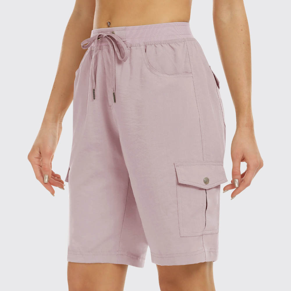 Casual Outdoor Quick Dry Hiking Cargo Shorts For Women