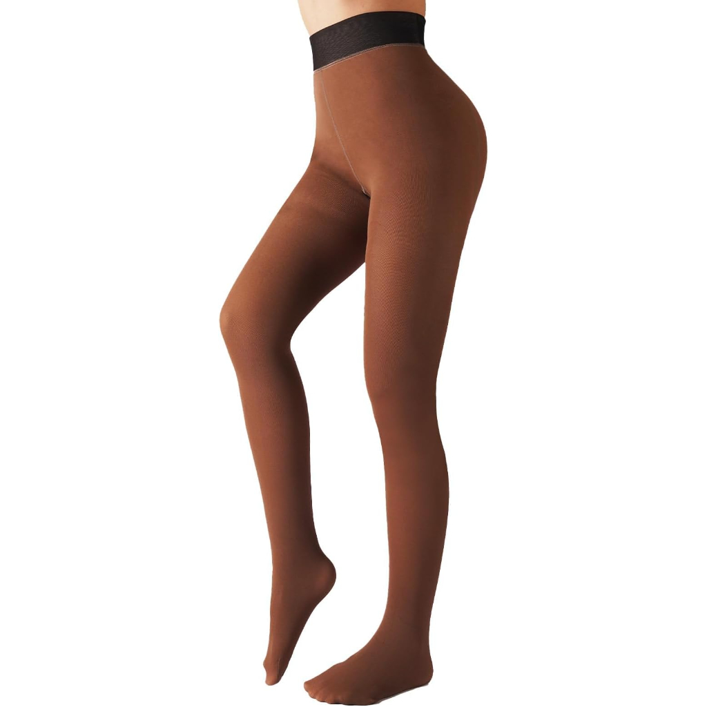 Warm Fleece Lined Tights For Women – waistband detail