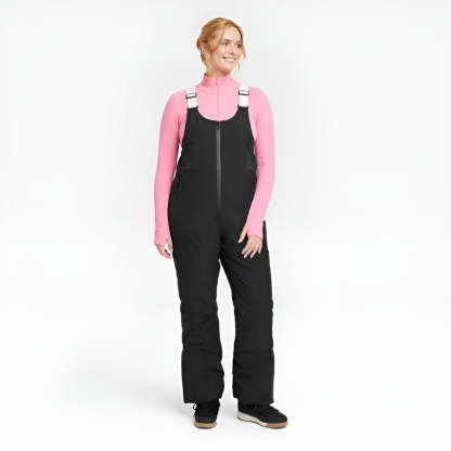 Bib Pants With Adjustable Straps And Zip Pockets