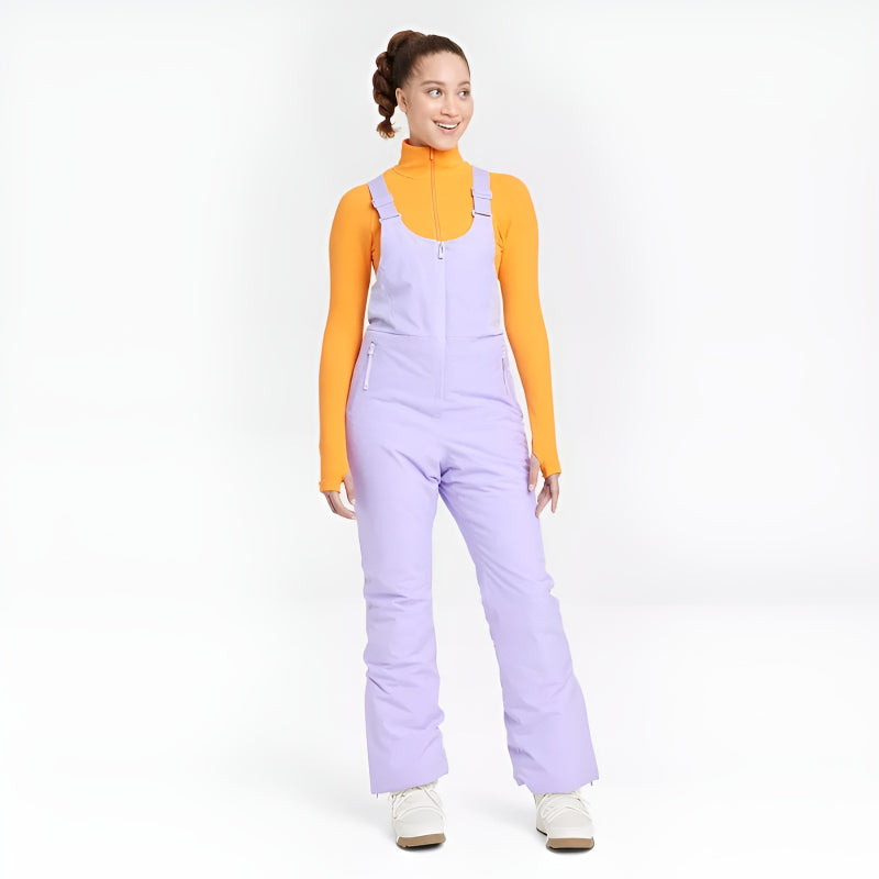 Bib Pants With Adjustable Straps And Zip Pockets