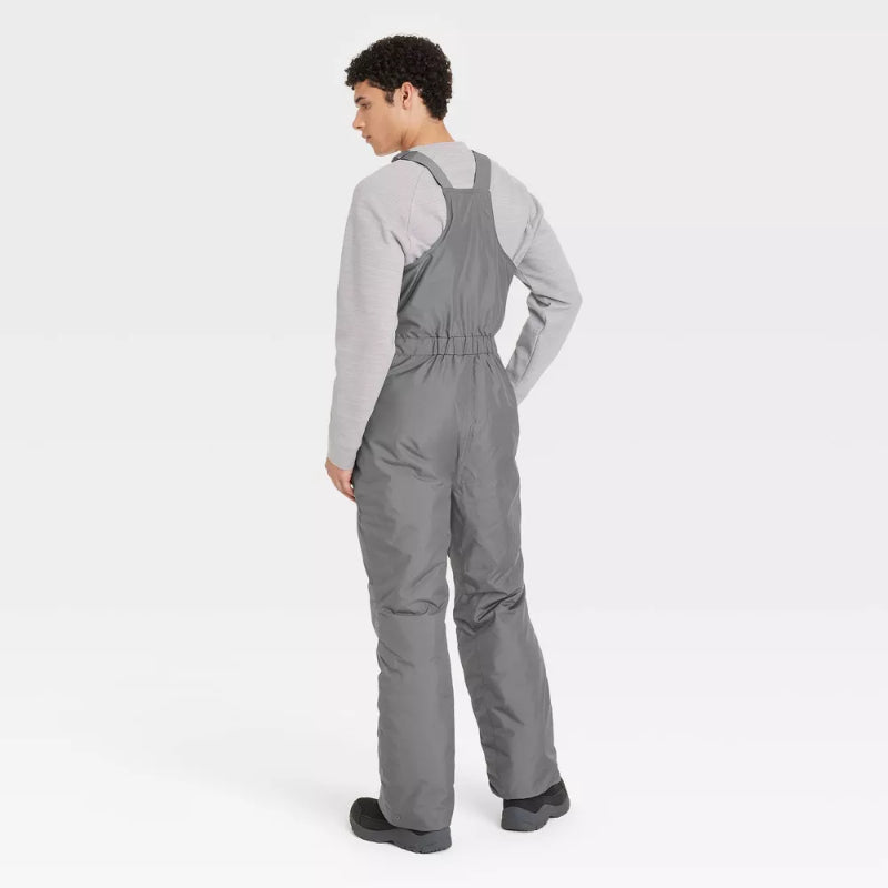 Waterproof Snow Bib Pants With Adjustable Straps – pocket detail close-up