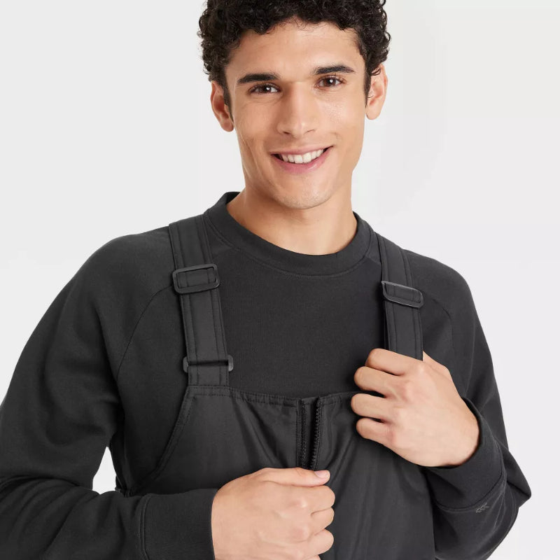 Waterproof Snow Bib Pants With Adjustable Straps – women's cargo pants front view