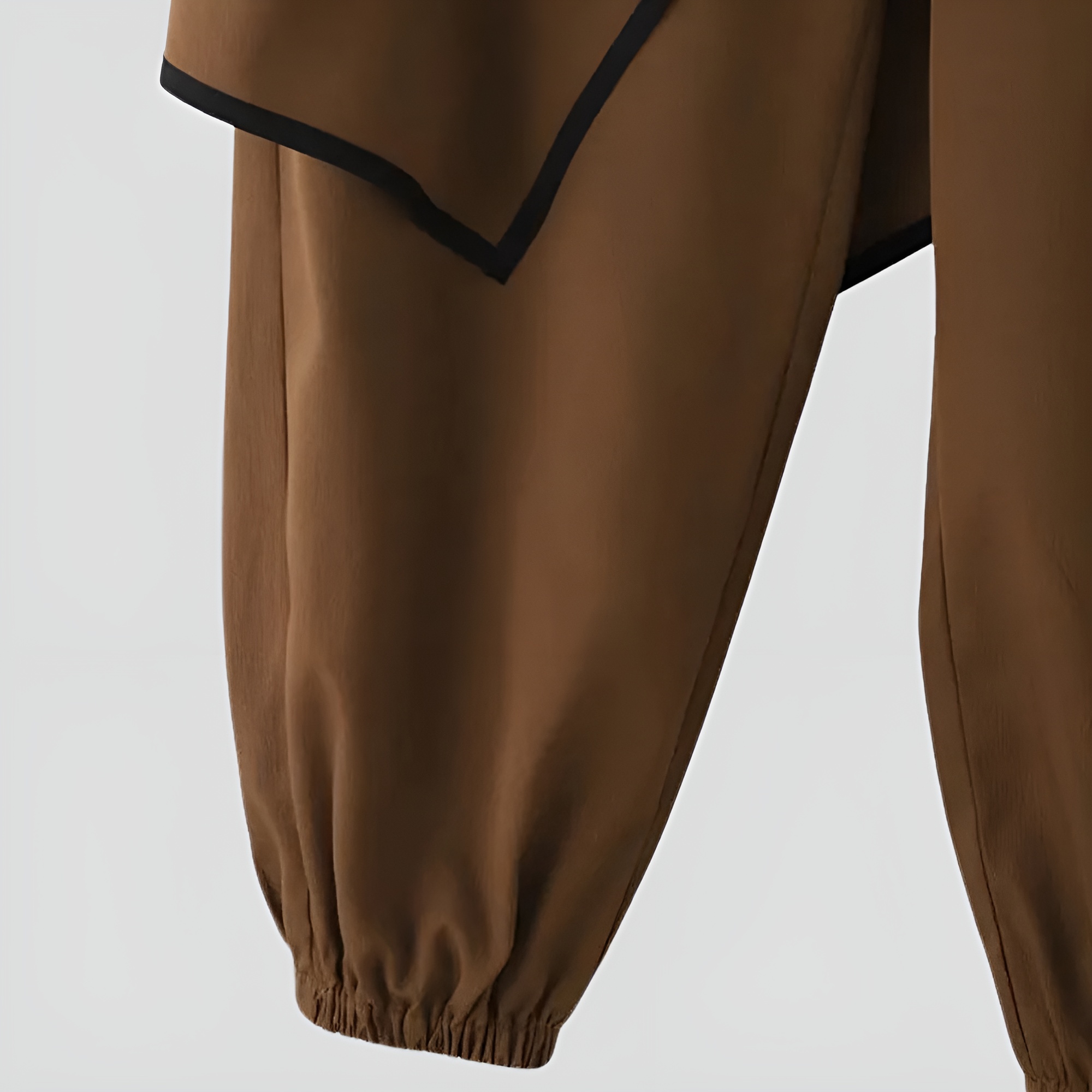 All Season Samurai Style Skirted Harem Jogger Pants – side profile view
