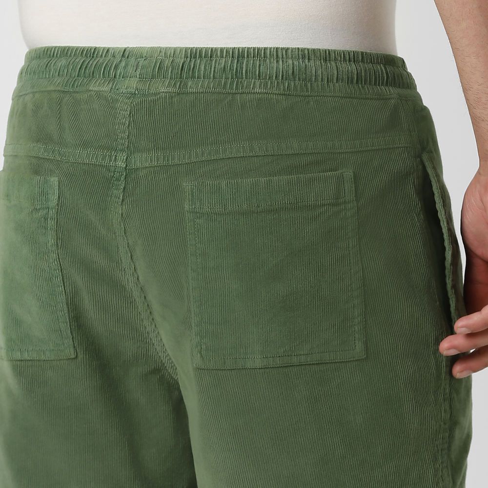 Casual Drawstring Shorts – waistband detail