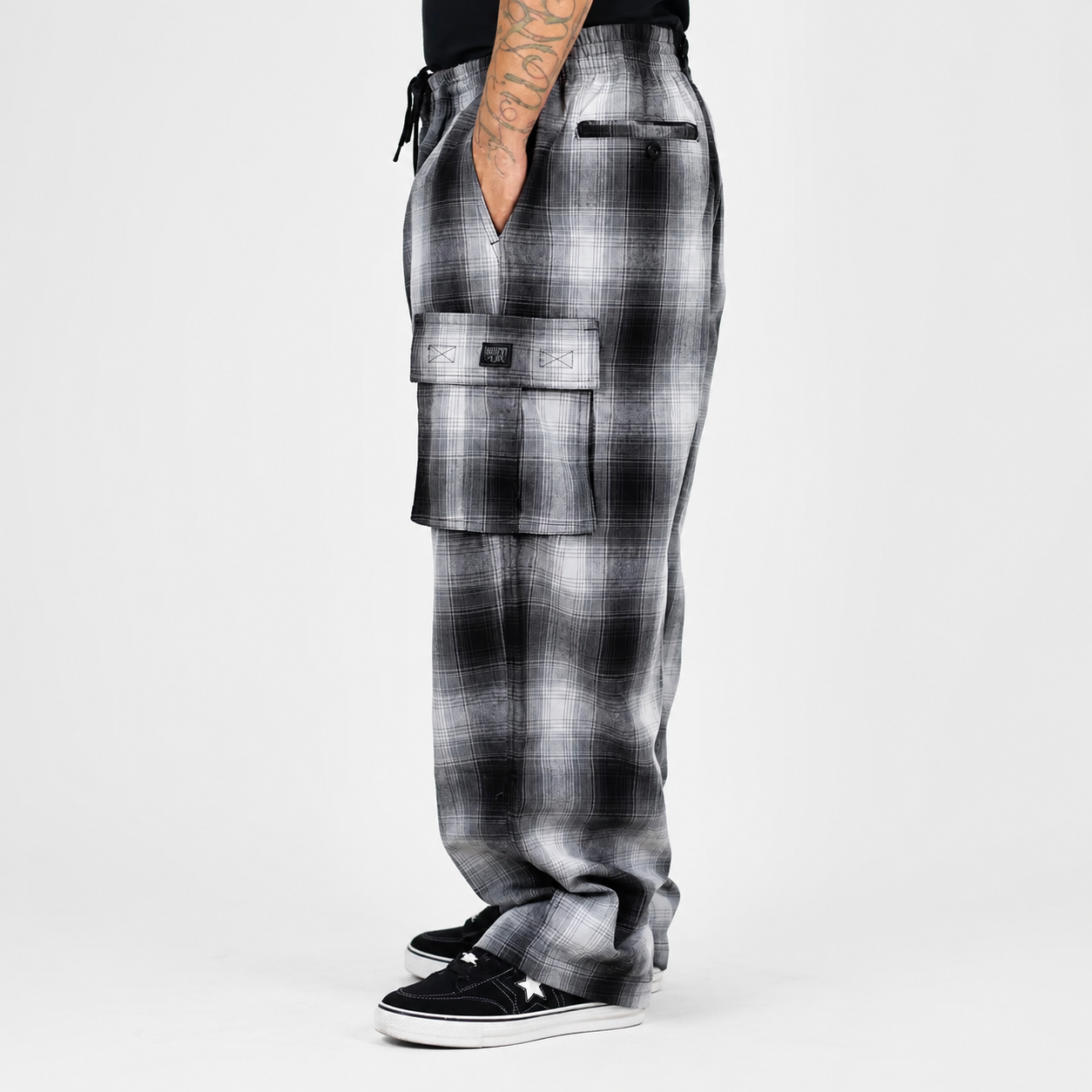 County Cargo Checker Pants For Men