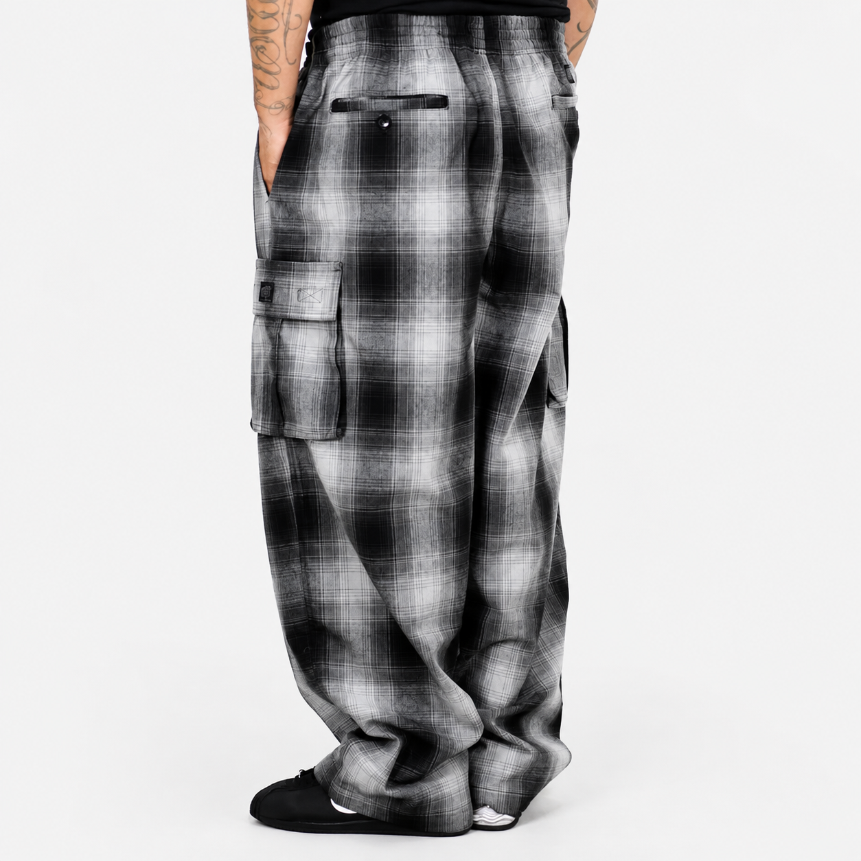 County Cargo Checker Pants For Men