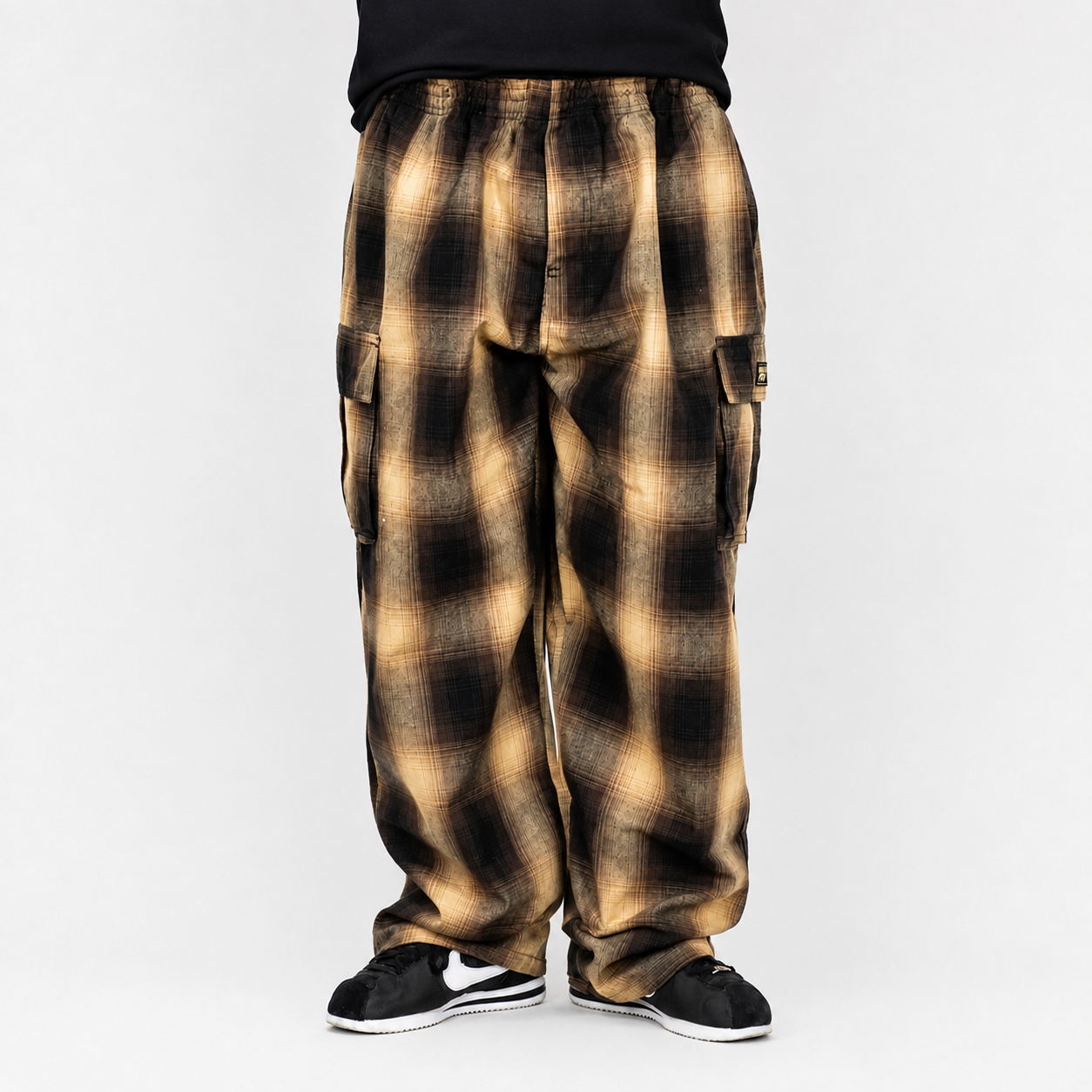 County Cargo Checker Pants For Men