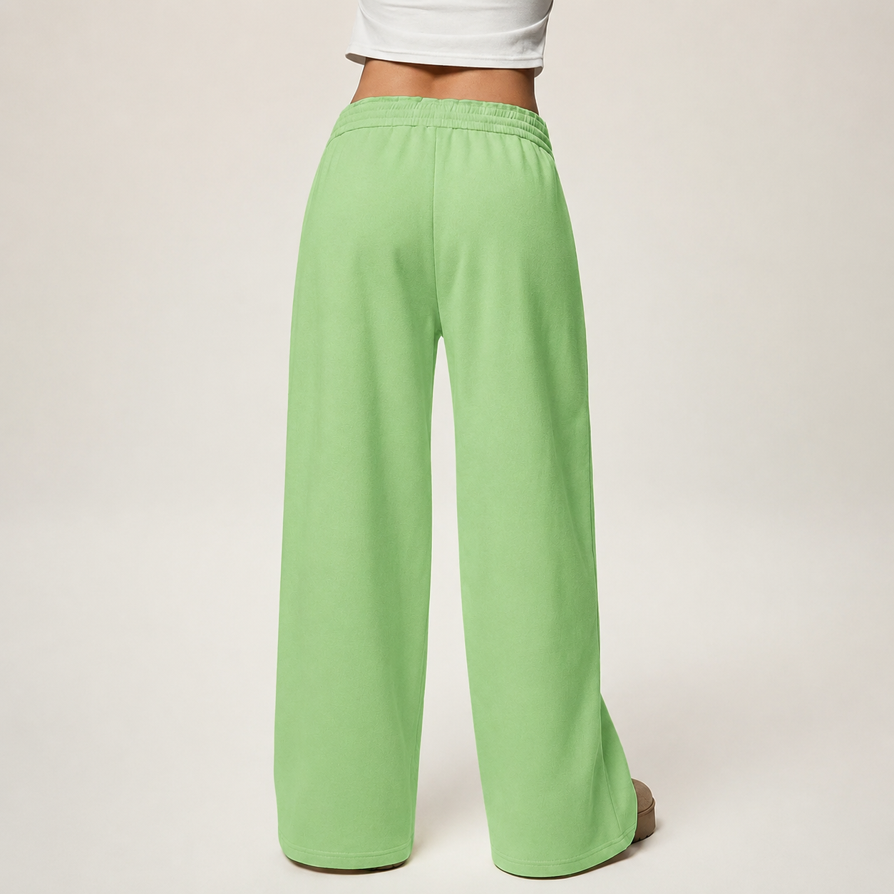 Thermal Lined High Waisted Loose Sweatpants