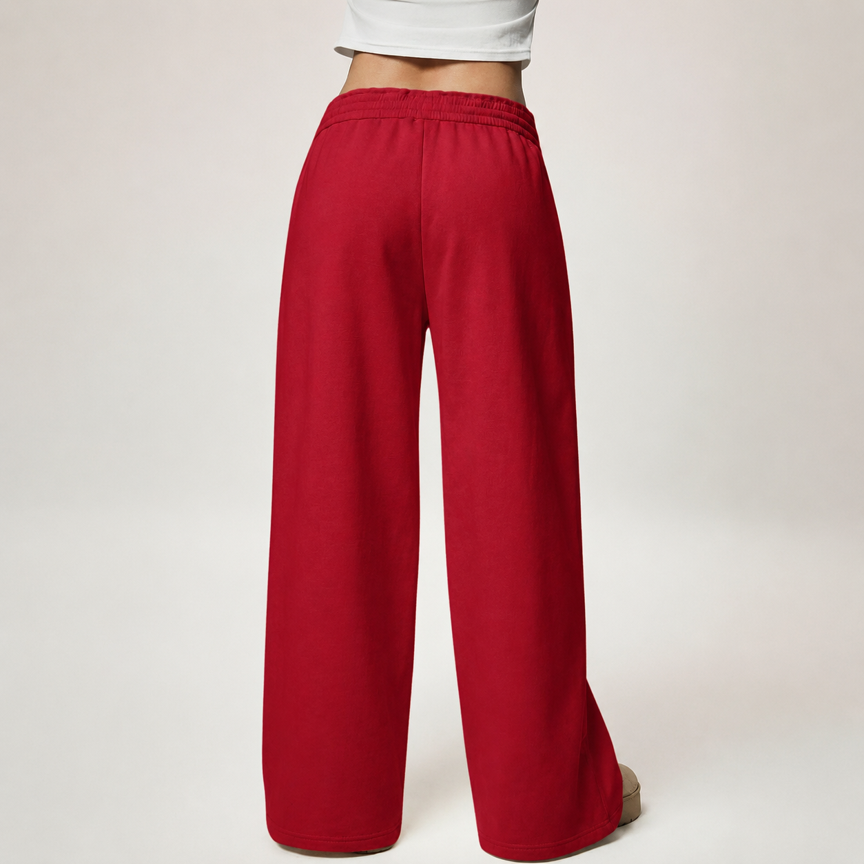 Thermal Lined High Waisted Loose Sweatpants