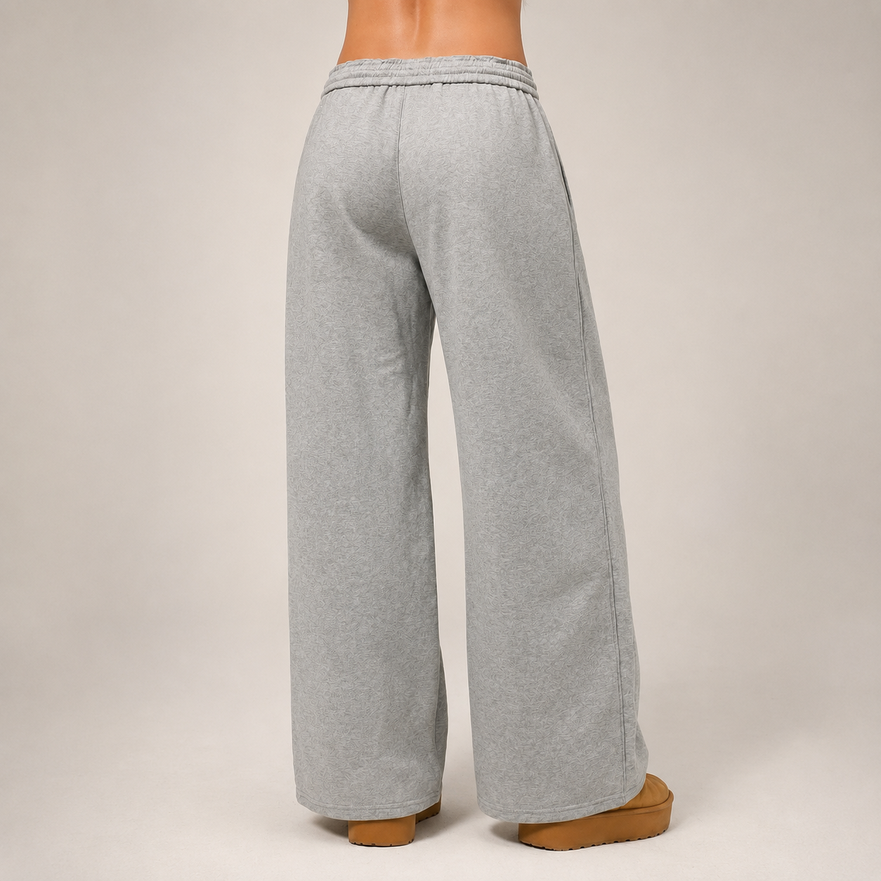 Thermal Lined High Waisted Loose Sweatpants