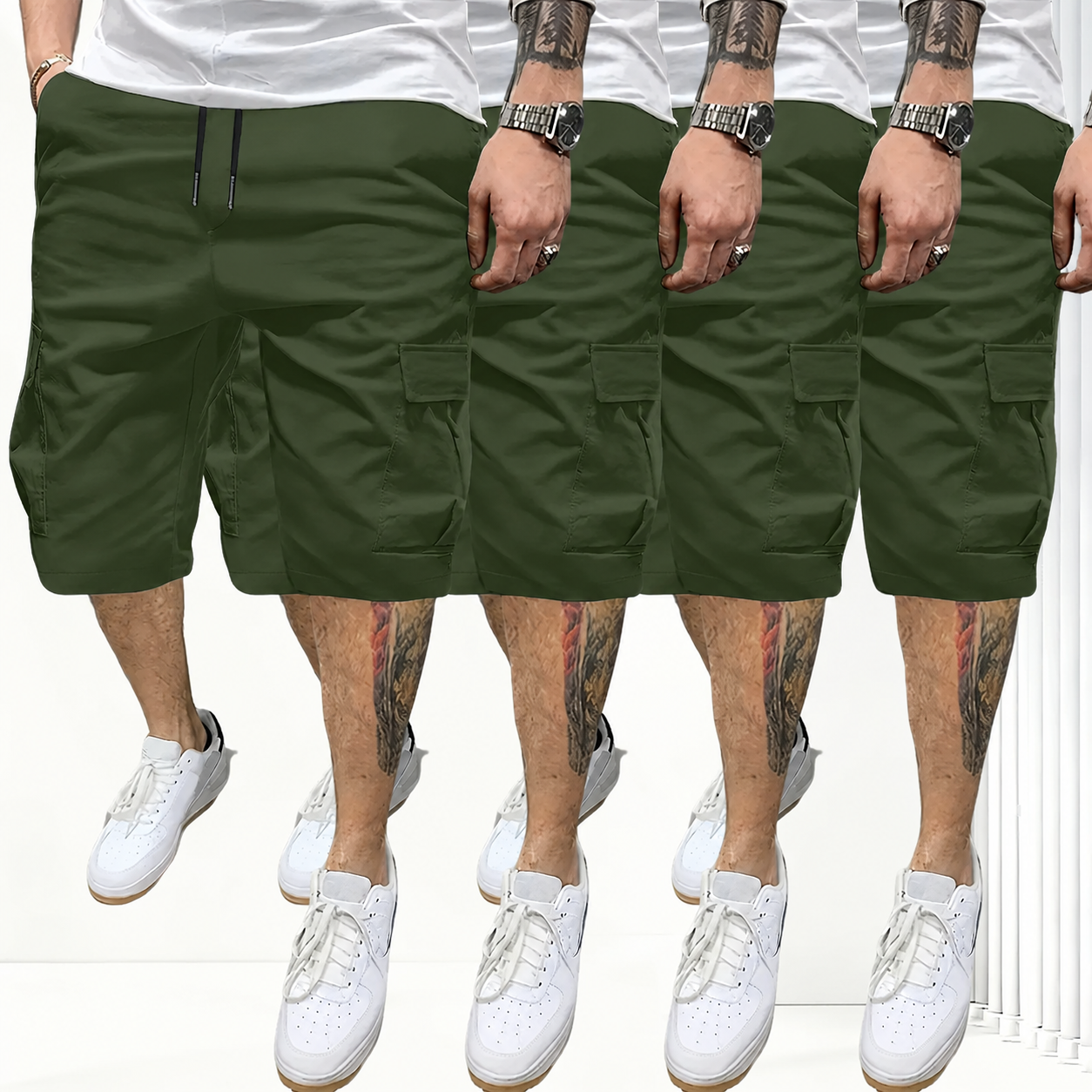 [Copy]Women 3 Pack Slim Fit Crop T Shirt Set