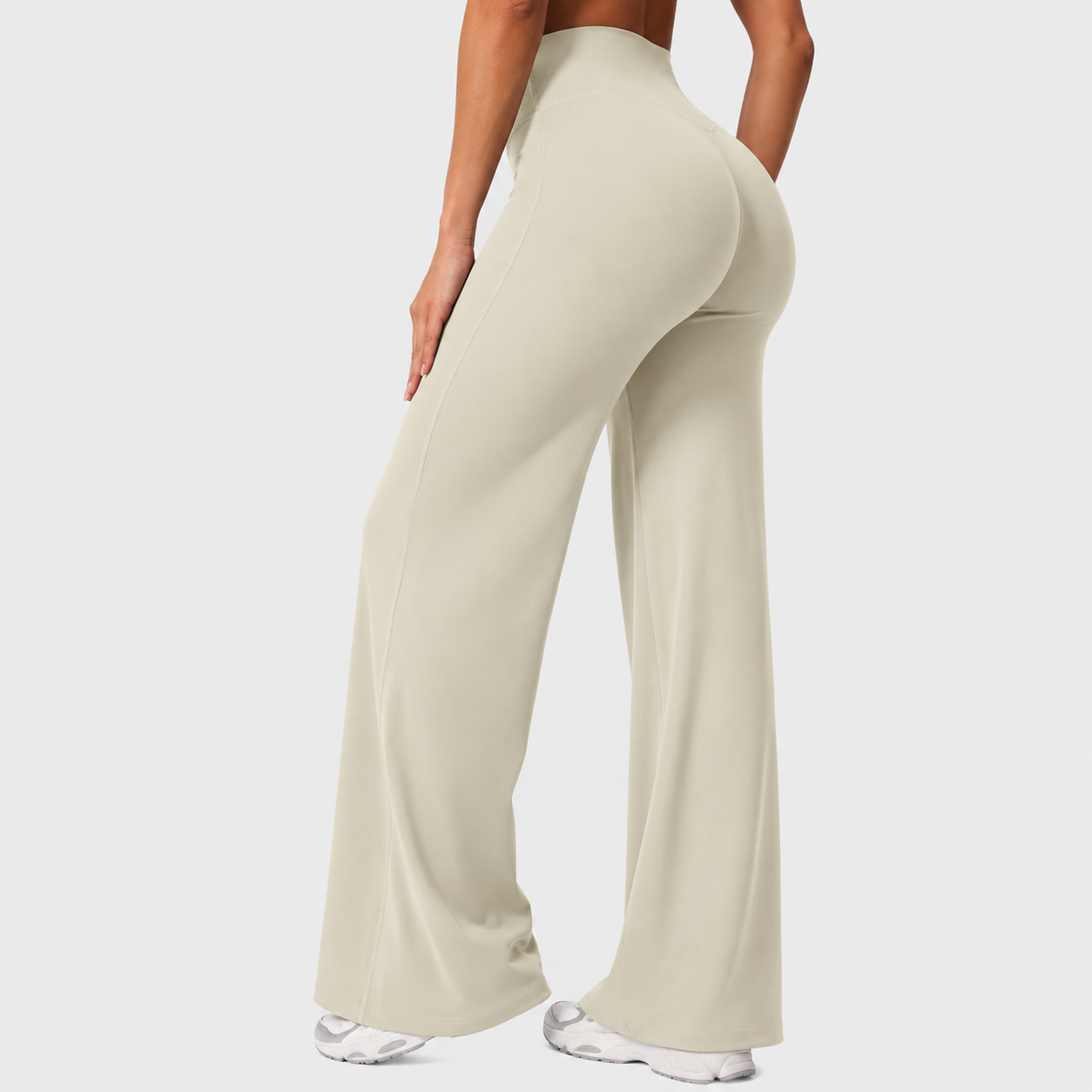 Casual Stretch Wide Length Pants For Women