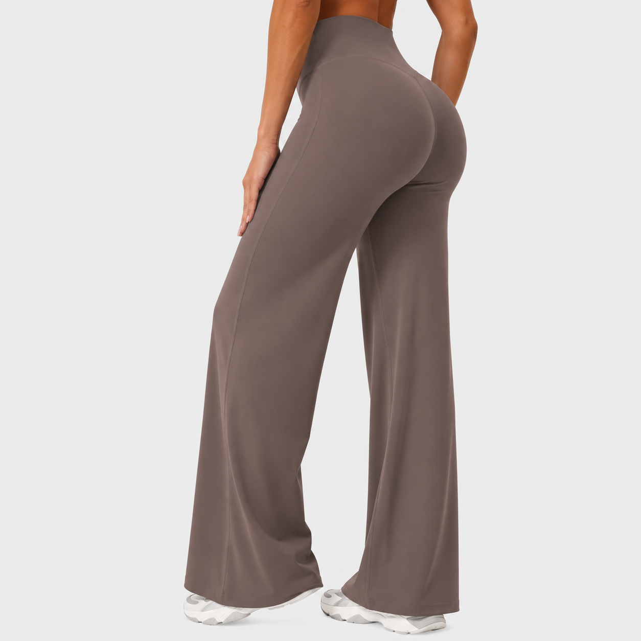 Casual Stretch Wide Length Pants For Women