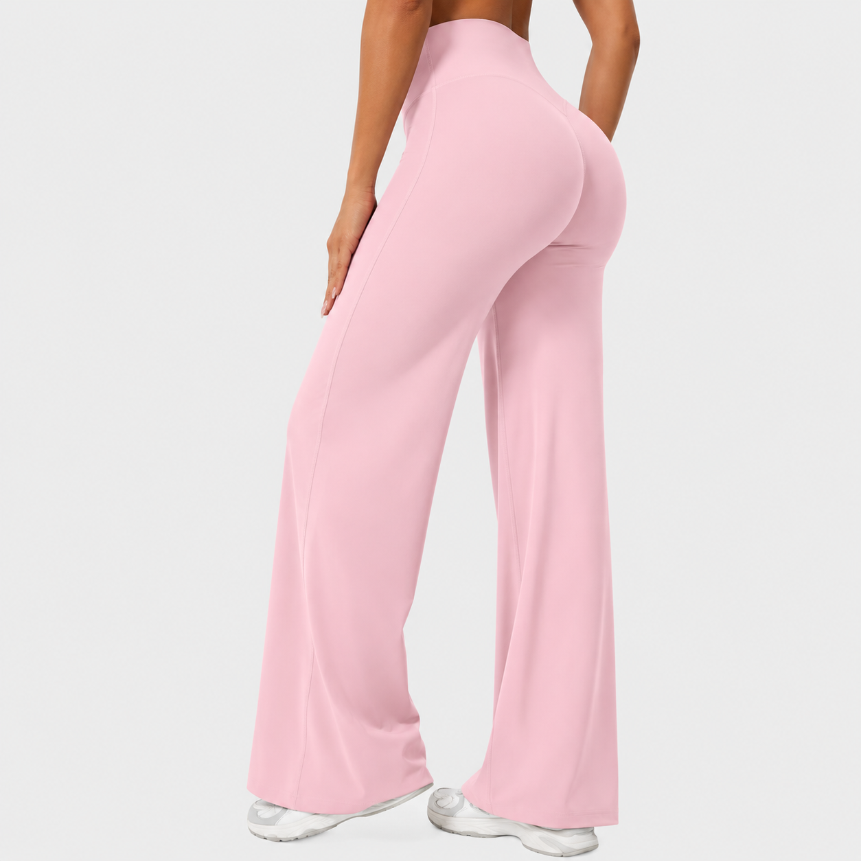 Casual Stretch Wide Length Pants For Women