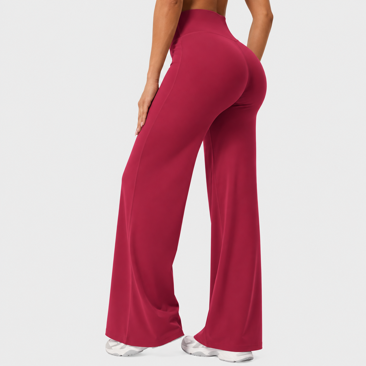 Casual Stretch Wide Length Pants For Women