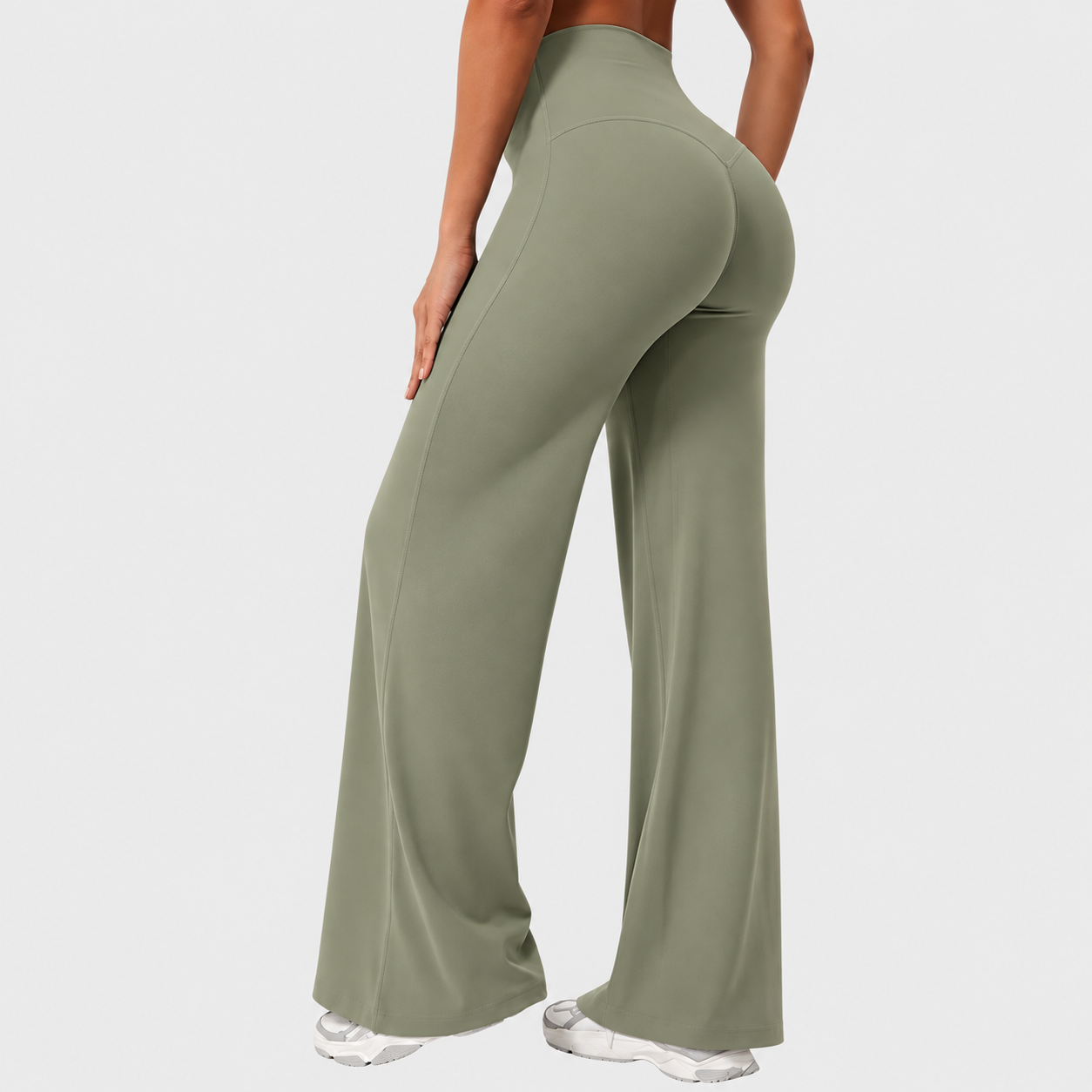Casual Stretch Wide Length Pants For Women