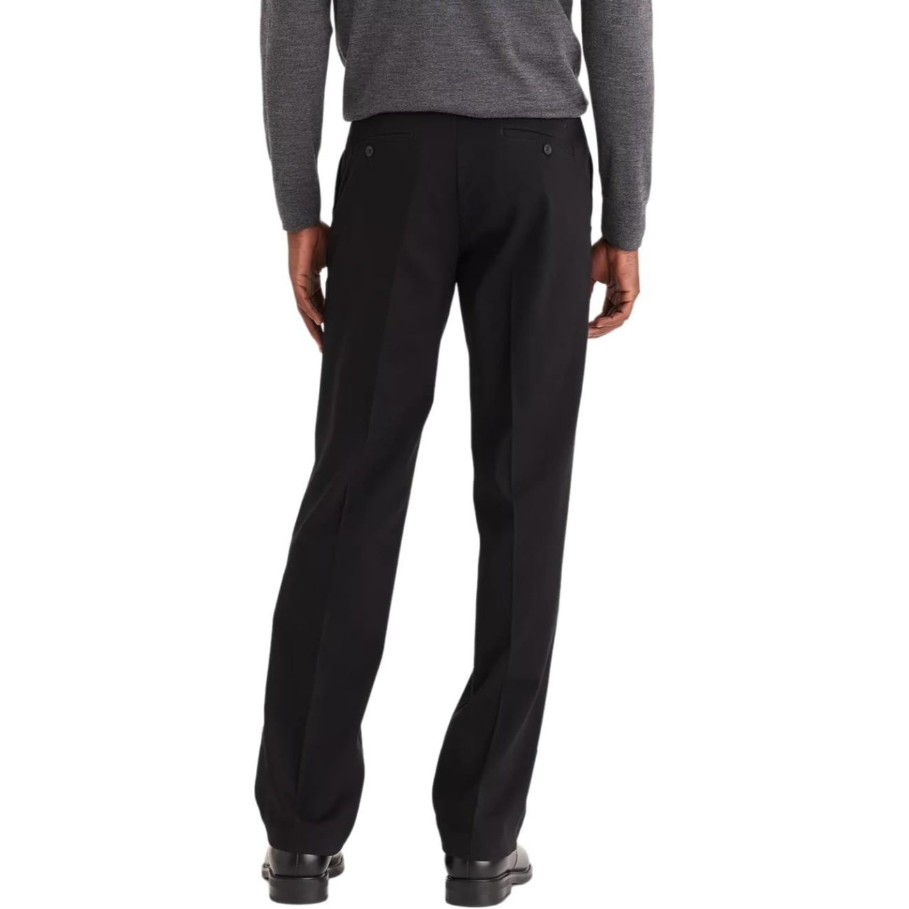 Classic Fit Casual Everyday Wear Pants For Men – back view detail