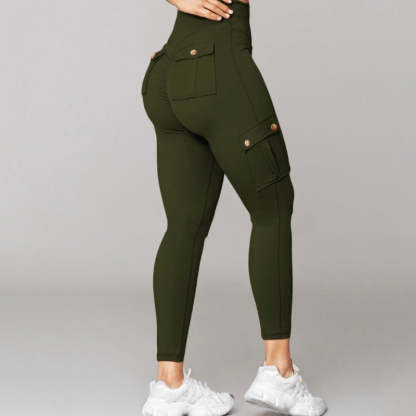 Comfy Curve Enhancing Cargo Leggings