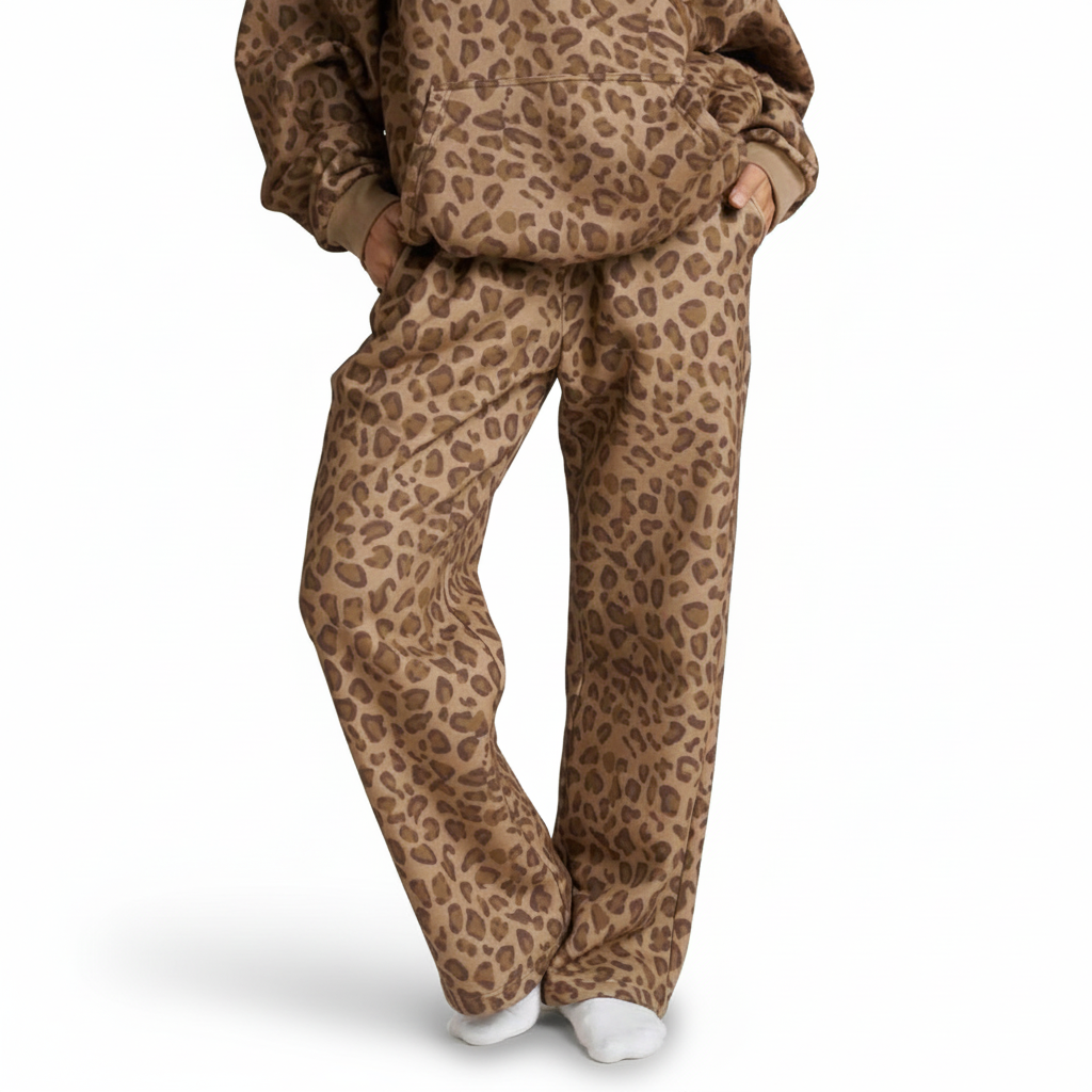 Cozy Leopard Sweats