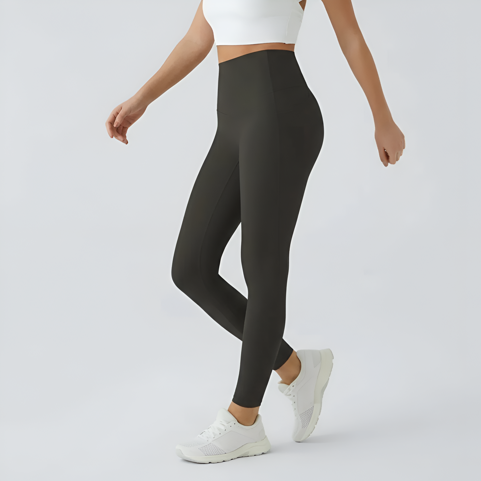 High Rise Shaping Leggings With Side Pockets And Sculpting Fit For Women